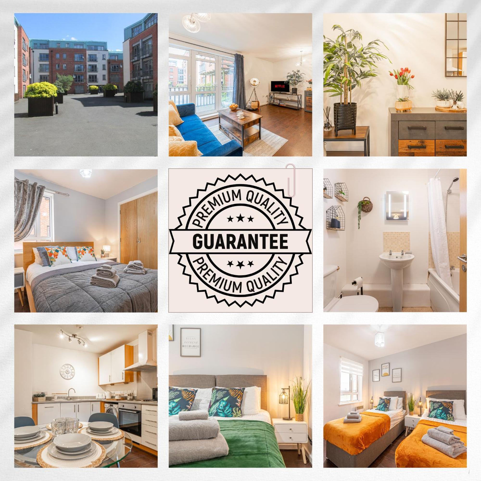 City Centre Flat Ideal For Contractors, Families & Relocators - Disable People Welcome - Free Parking, Fast Wifi, Smart Tv And 2 Bathrooms, 7Min Walk From Train Station! Coventry Bagian luar foto
